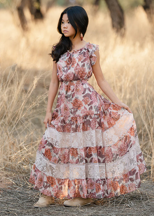 Blush Floral Shira Dress