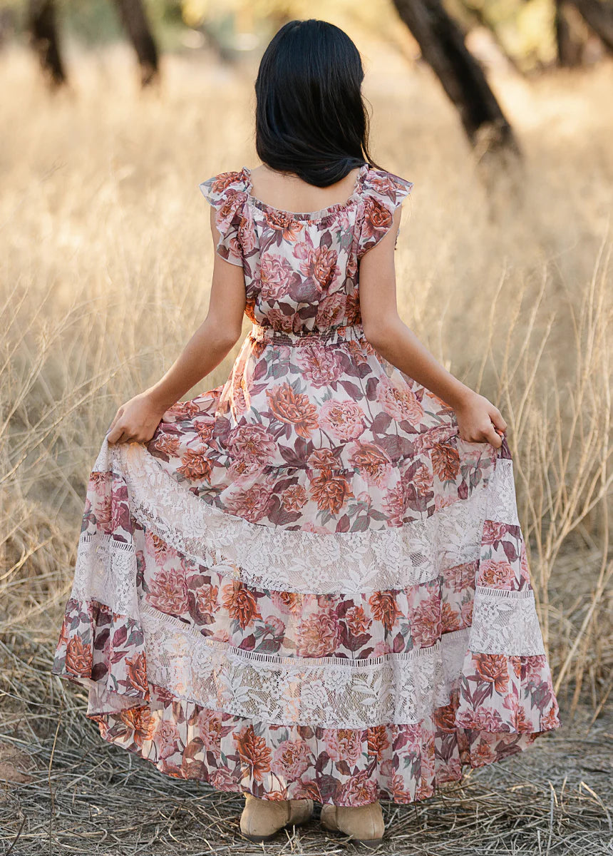 Blush Floral Shira Dress