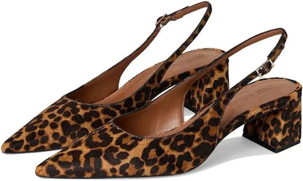 Robyn  Sling Back Heel - Leopard