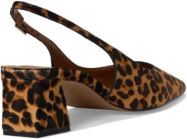 Robyn  Sling Back Heel - Leopard
