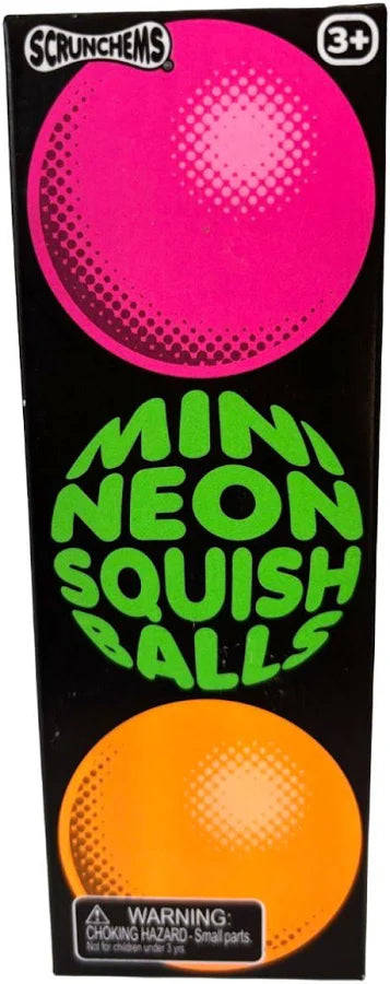 Scrunchems Mini Neon Squish Balls - 3pc