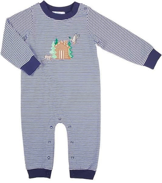 Log Cabin Boys Romper