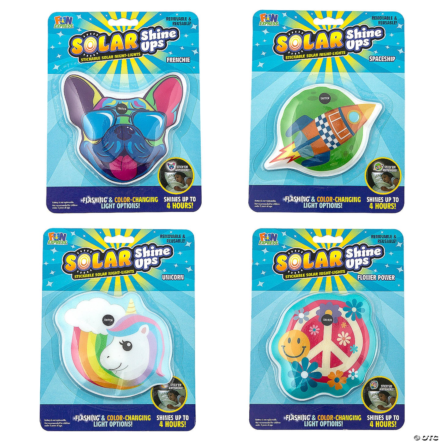 Solar Shine Ups - Assorted