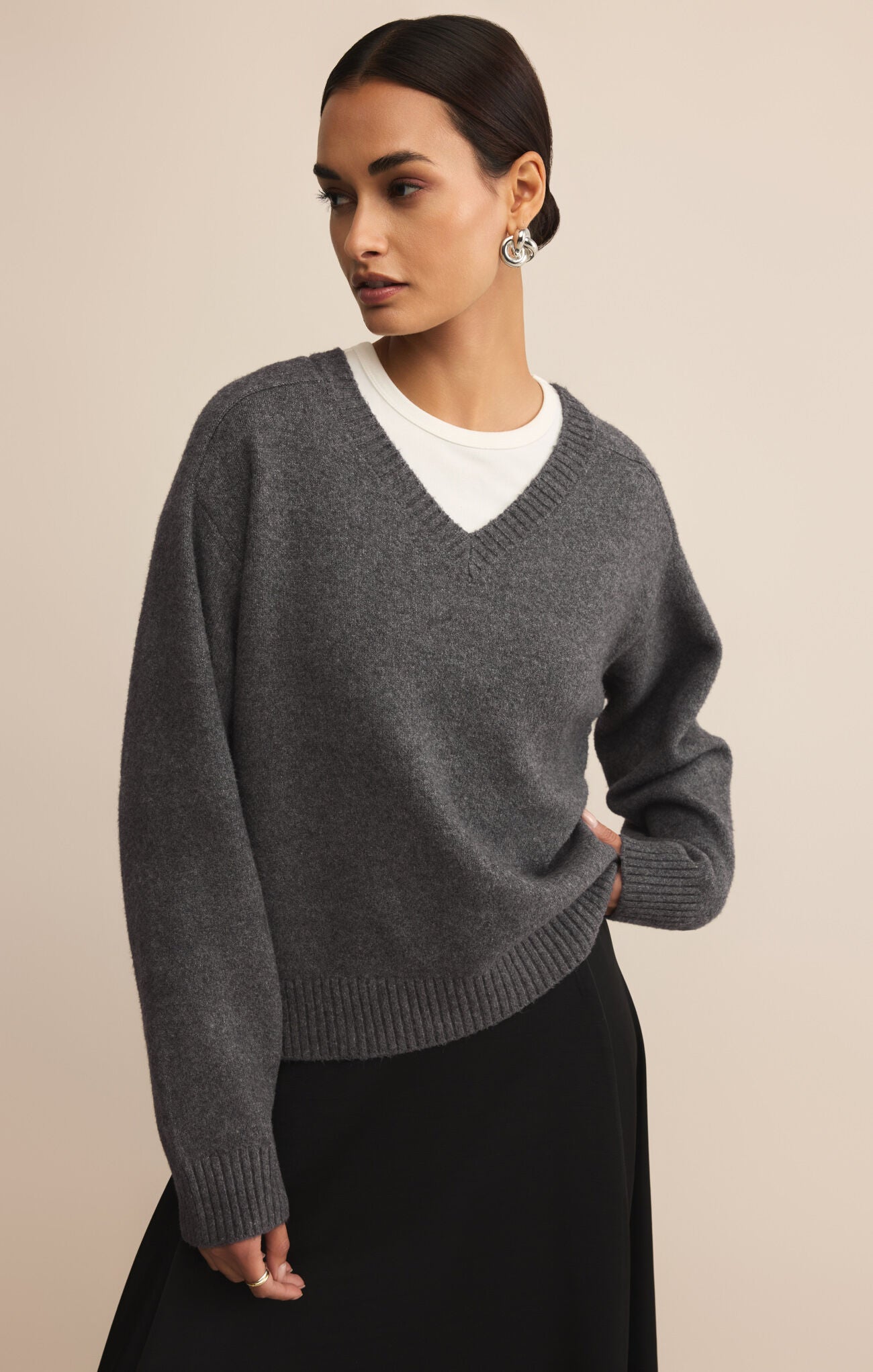 Eloise Sweater Charcoal Heather