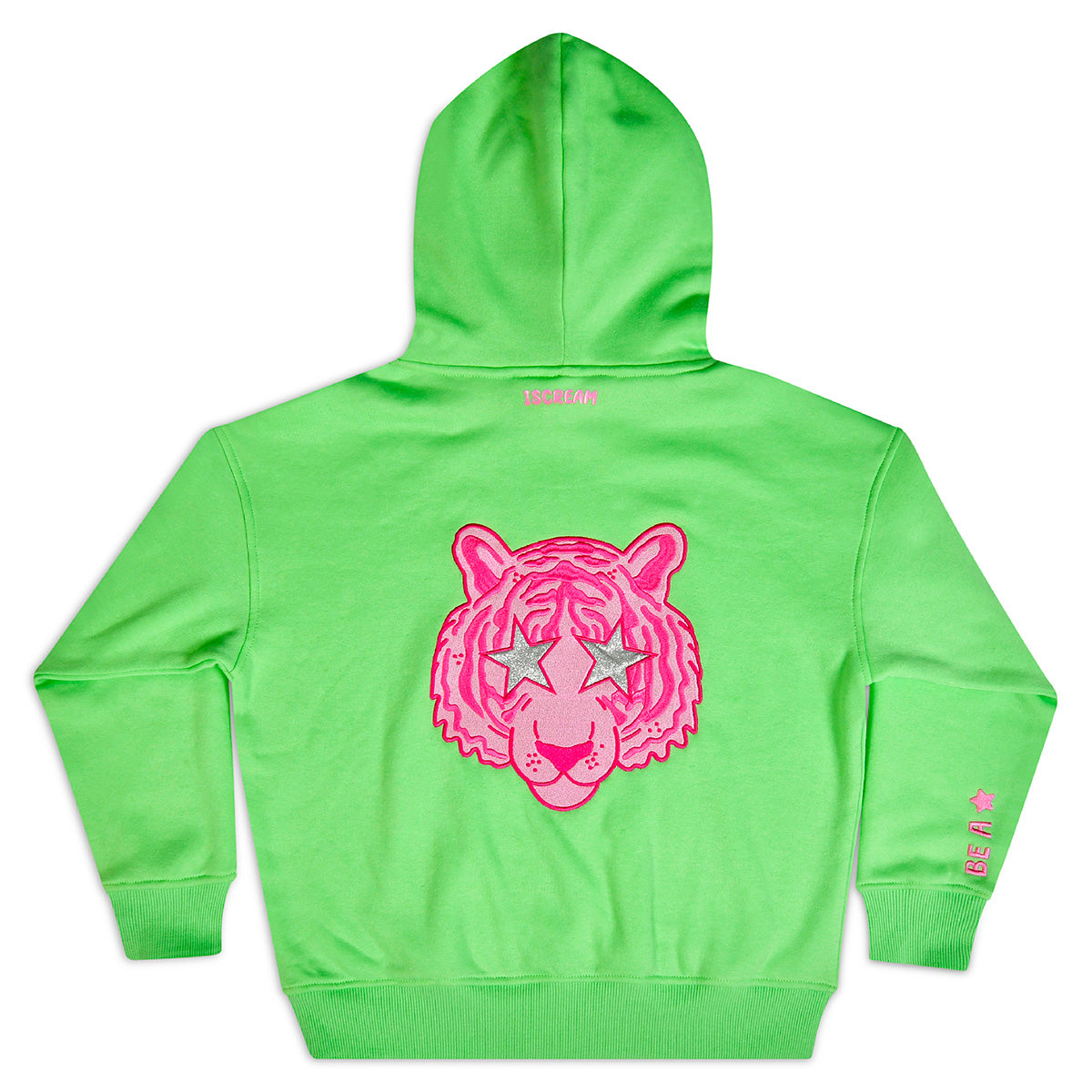 Apple Green Tiger Hoodie Sweatshirt