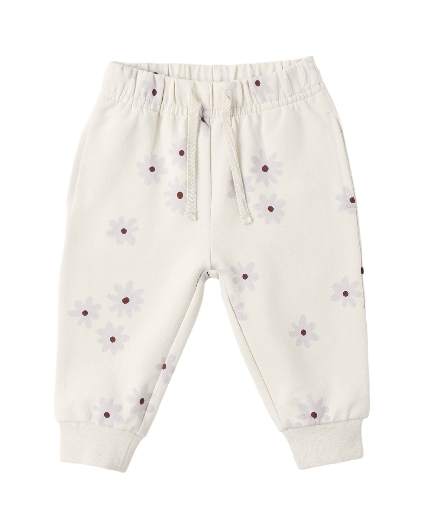 Blue Daisy Ruffle Sweatshirt Set