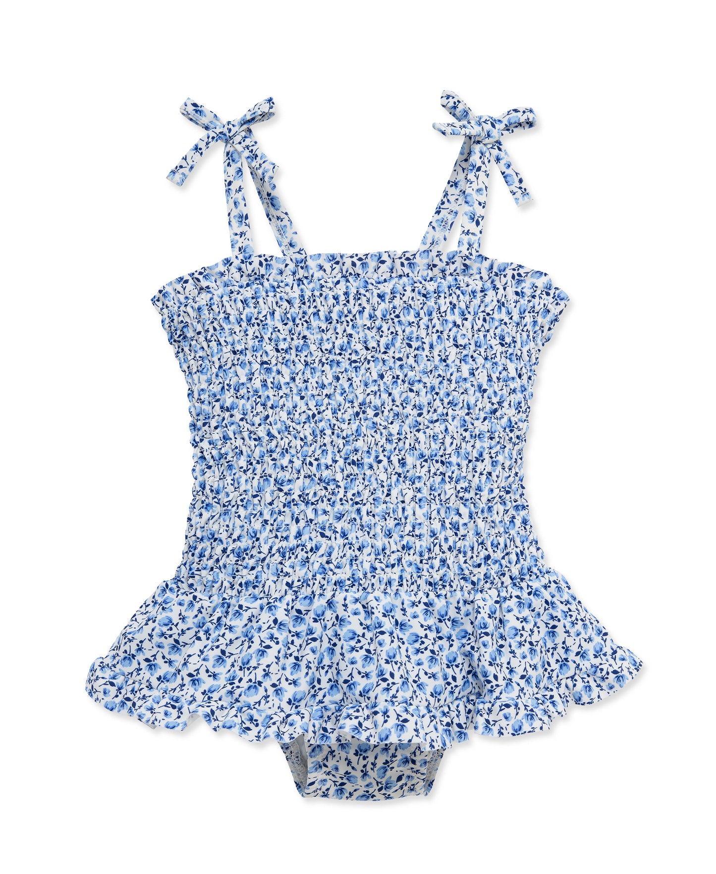 Blue Floral Swimsuit
