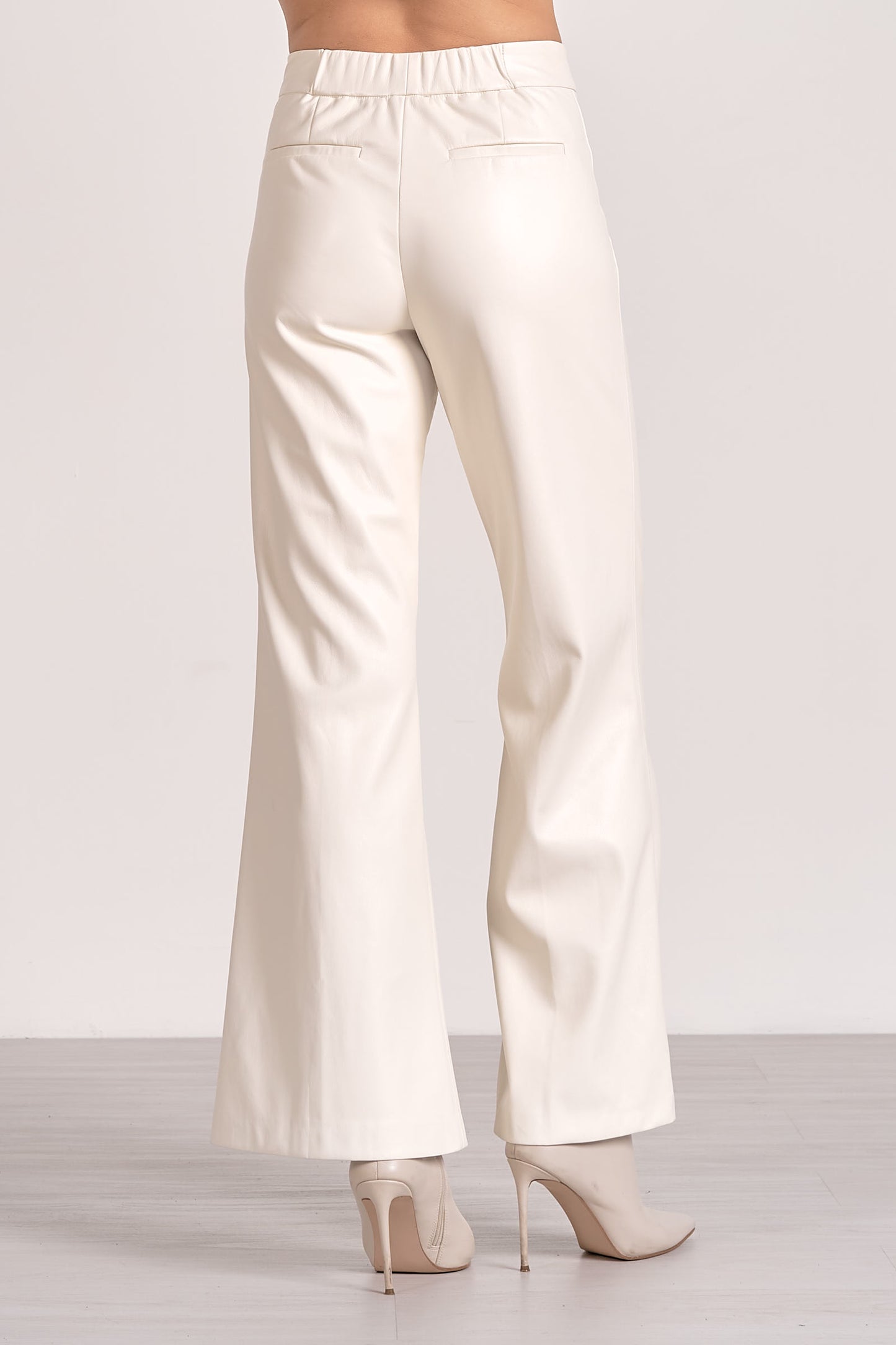Valerie White Leather Pant