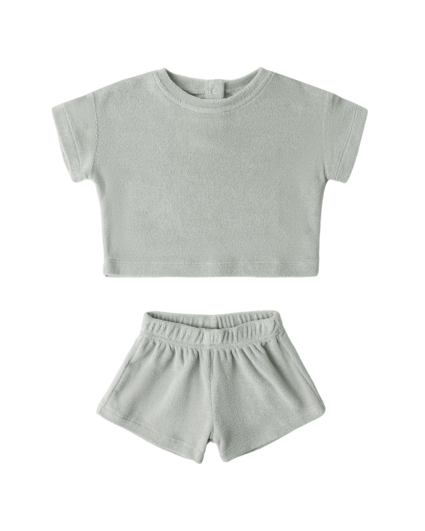 Sage Terry Cloth Short Set