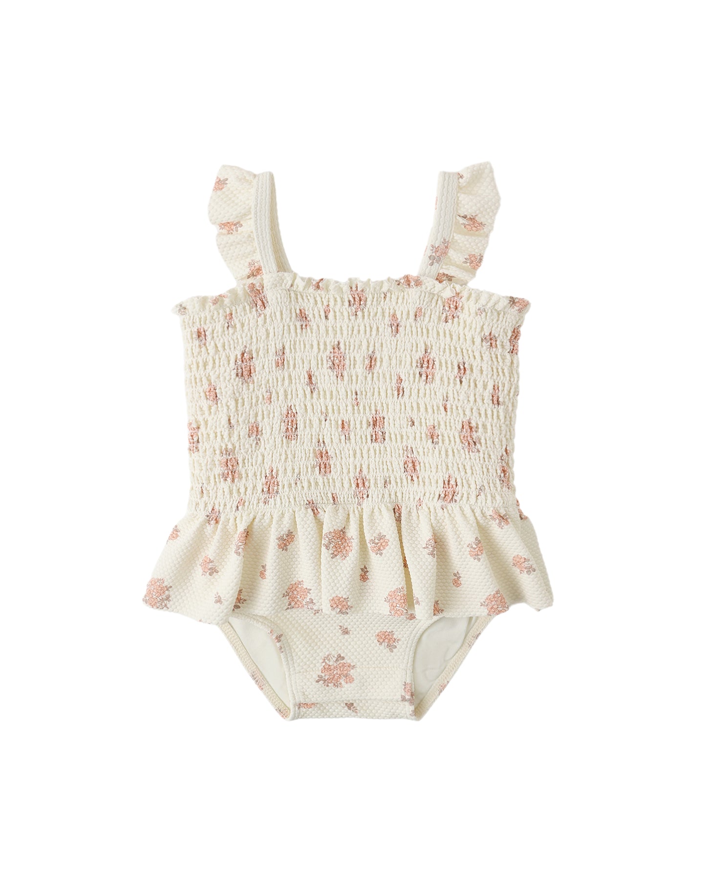 Garden Rose Smocked One-Piece