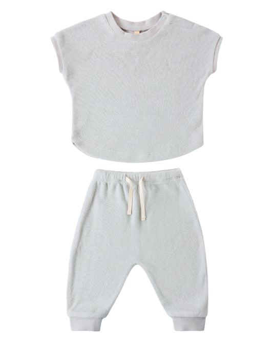 Sky Terry Cloth Pant Set