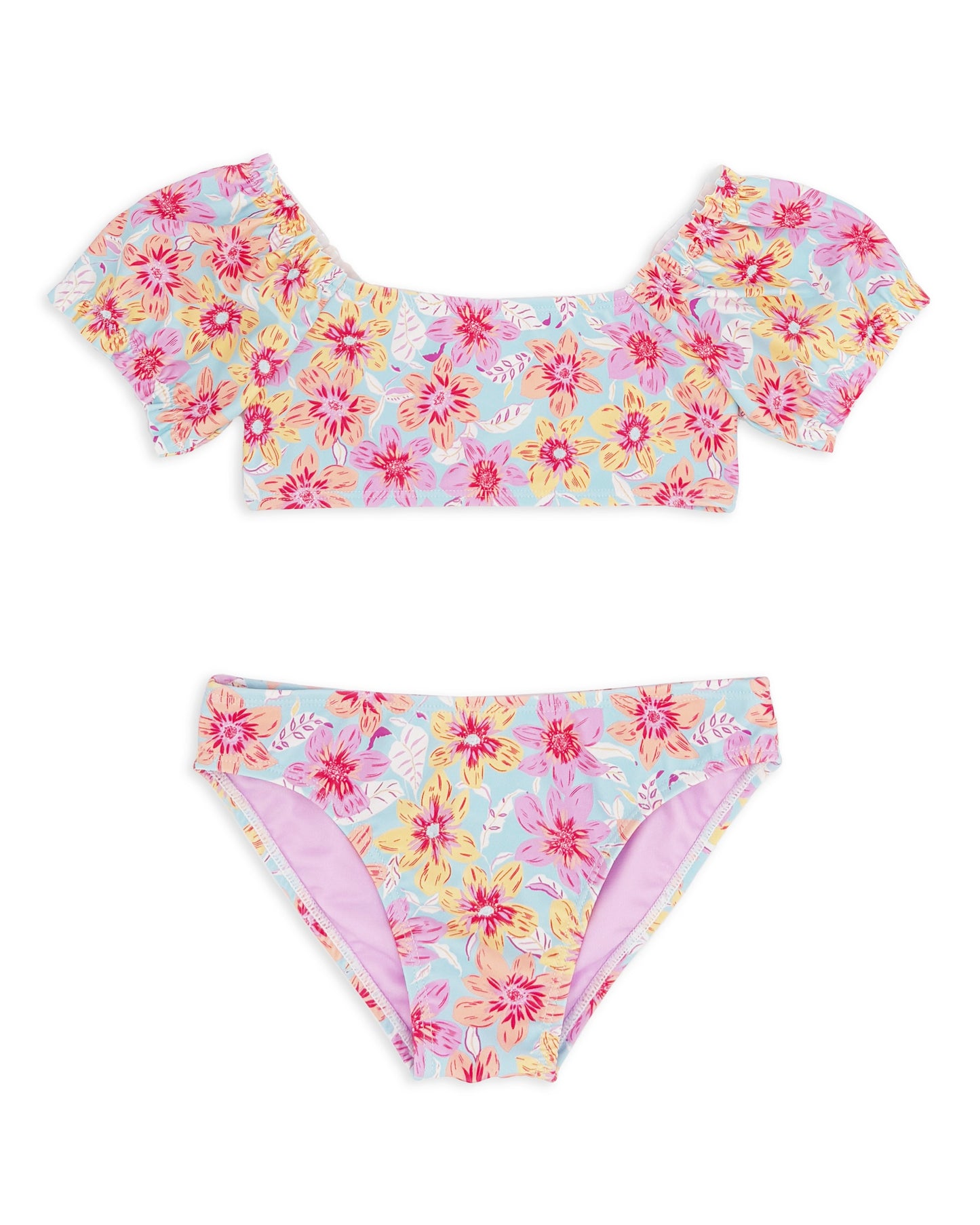 Crystal Blue Blossom Bikini