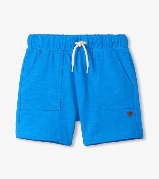 French Blue Relaxed Shorts