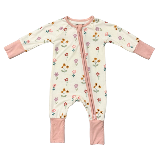 Meadow Bloom Zip Romper