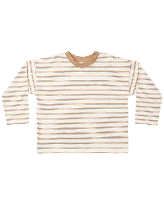 Fawn Stripe Camden Long Sleeve Tee