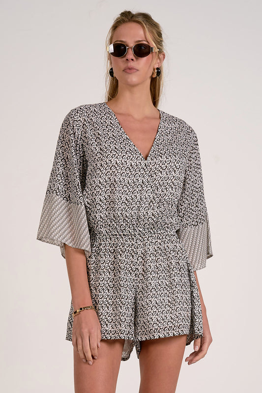 Black Zina Romper