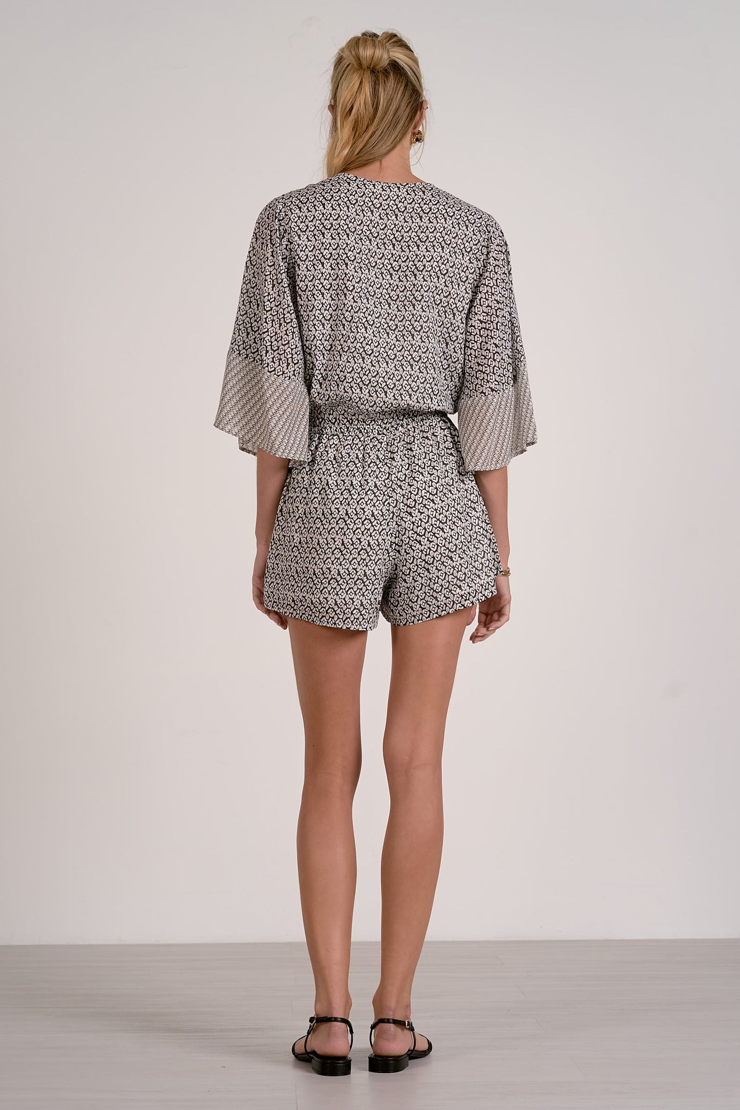 Black Zina Romper