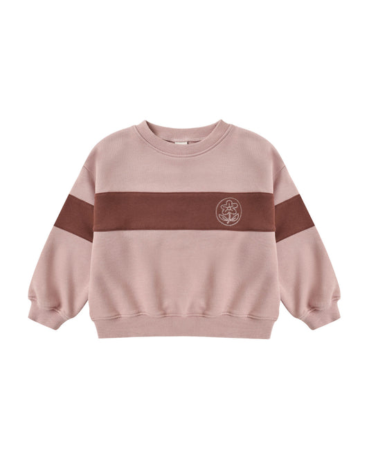 Rosewood Panel Stripe Sweatshirt