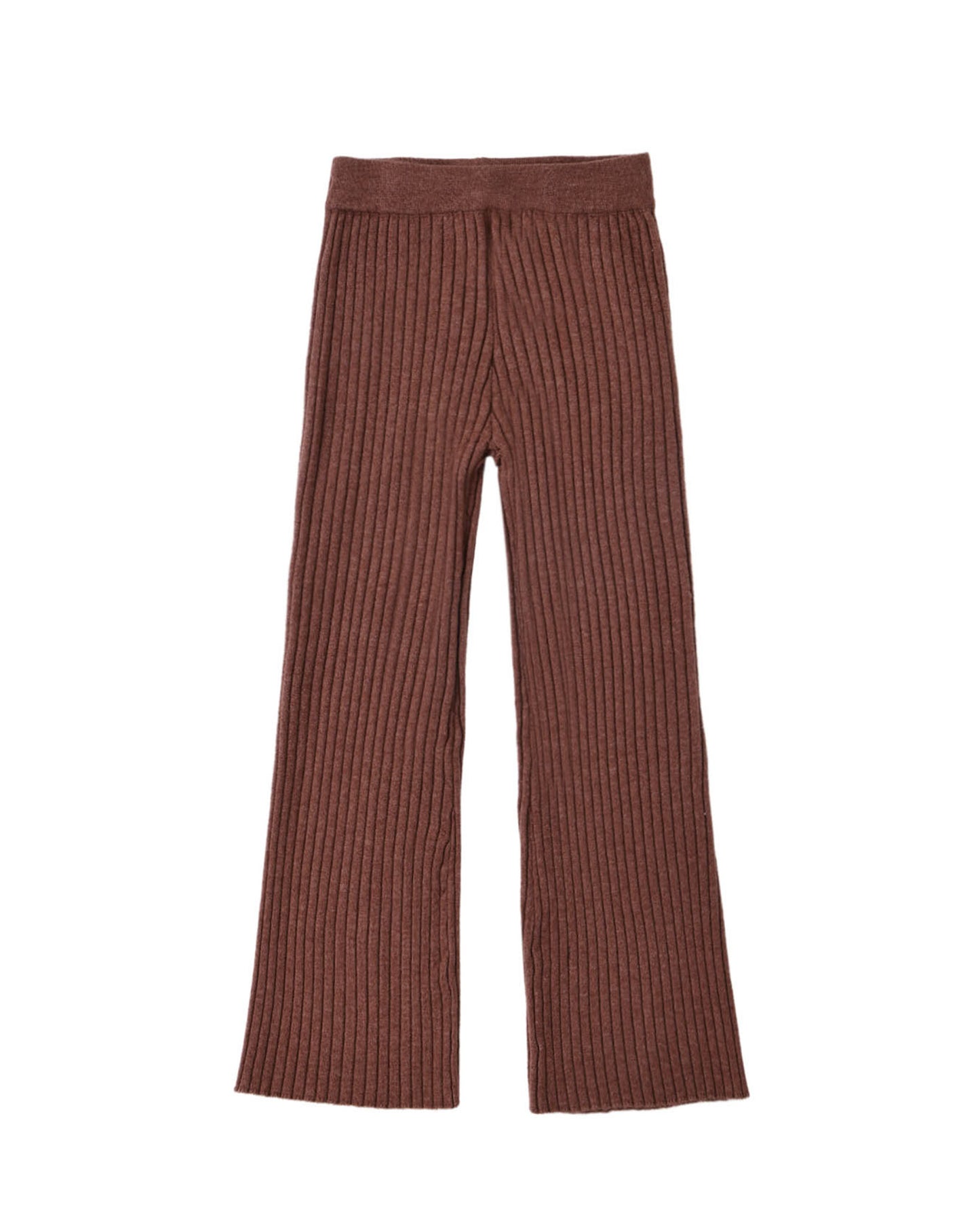 Mulberry Flare Rib Knit Pant