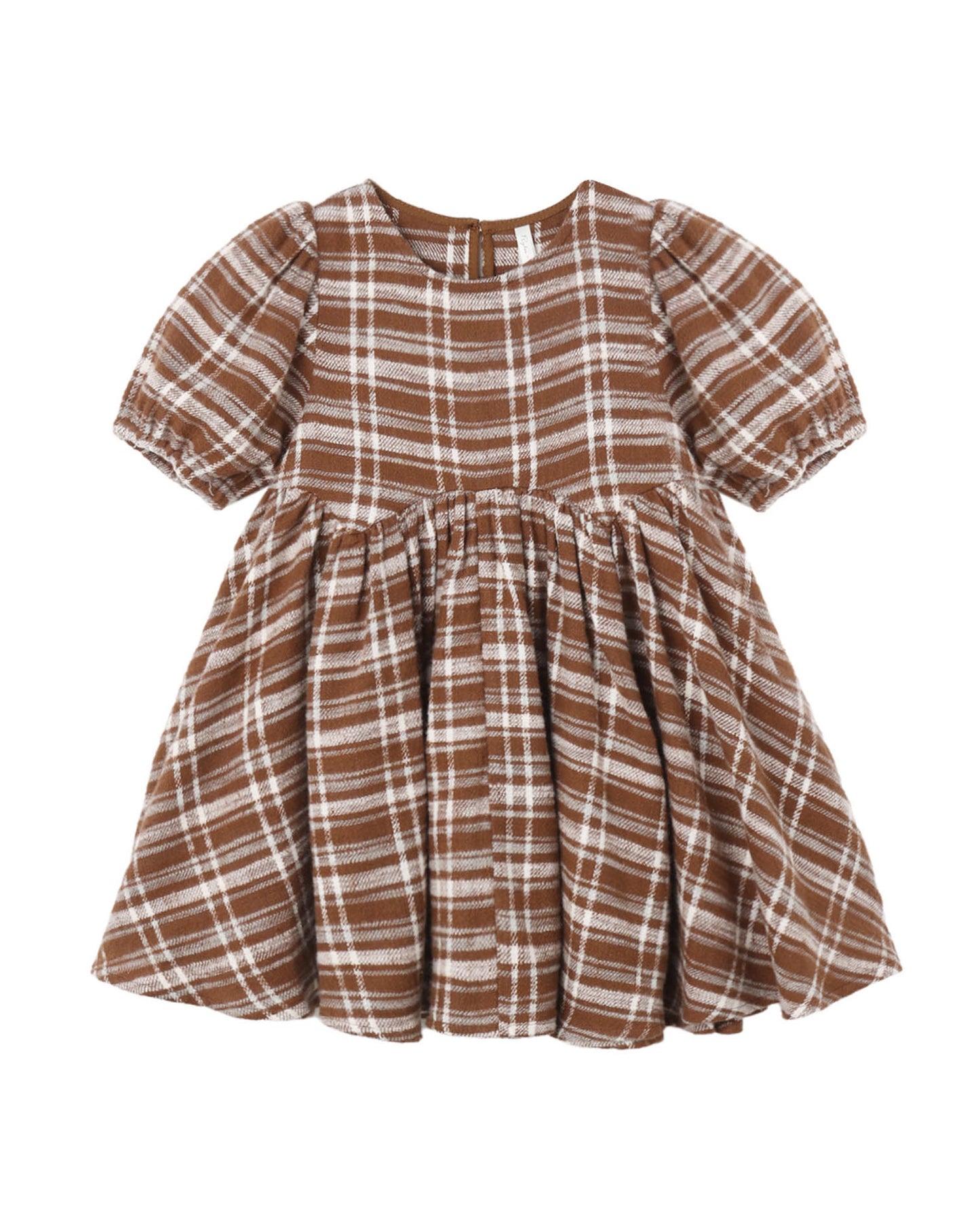 Aspen Plaid Rose Dress