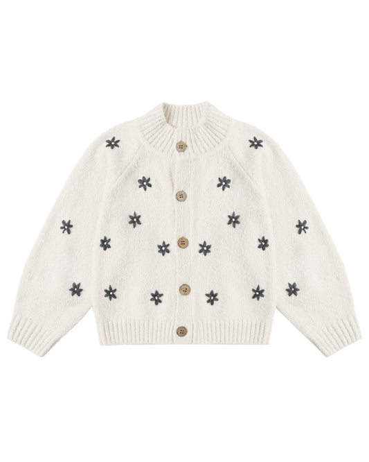 Midnight Daisy Tulip Cardigan