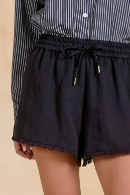 Navy Fray Short