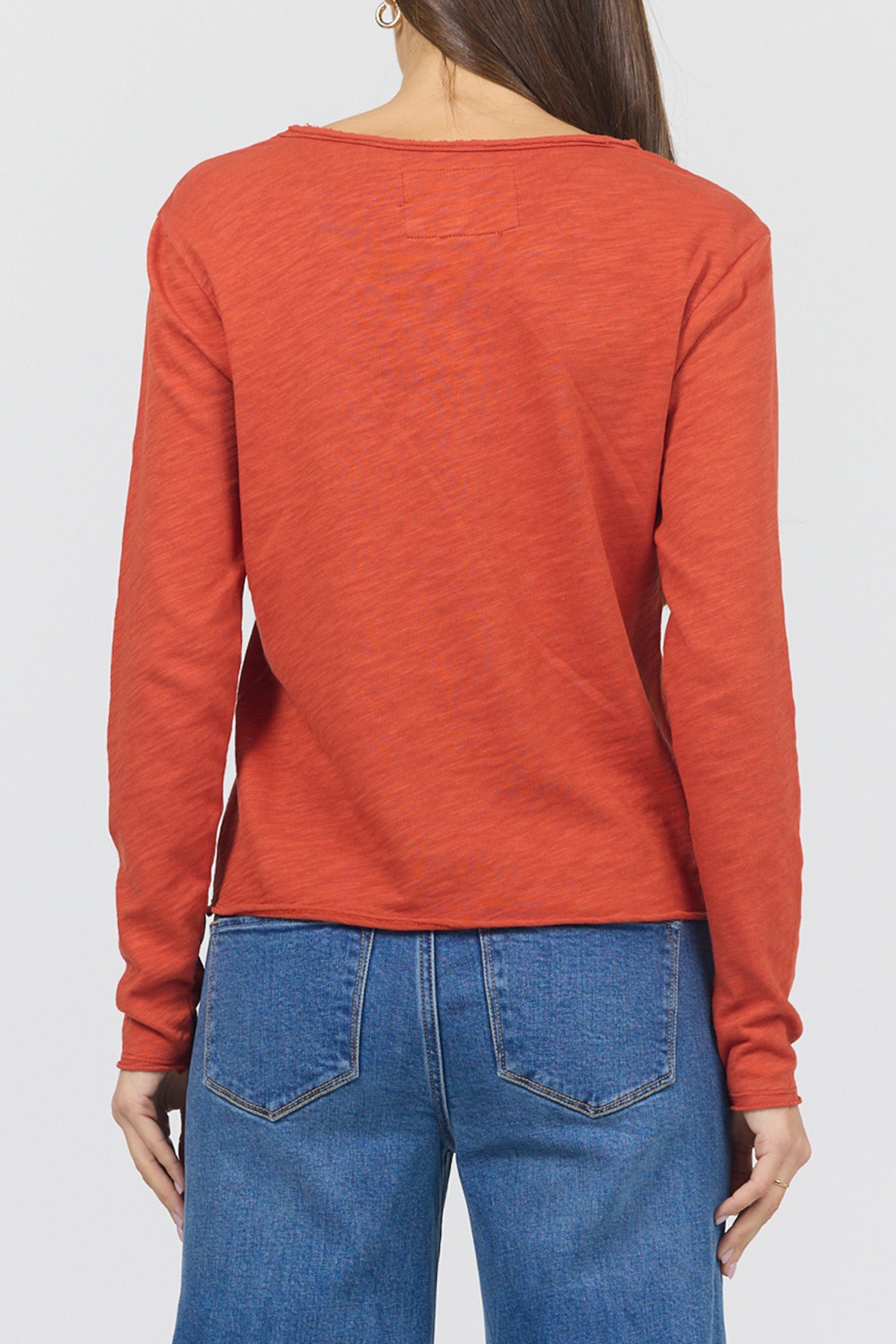 Vanya Long Sleeve Top - Rooibos Tea
