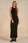 Knit Maxi Dress - Black