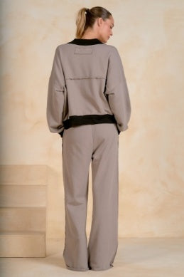 Taupe Zip Jacket
