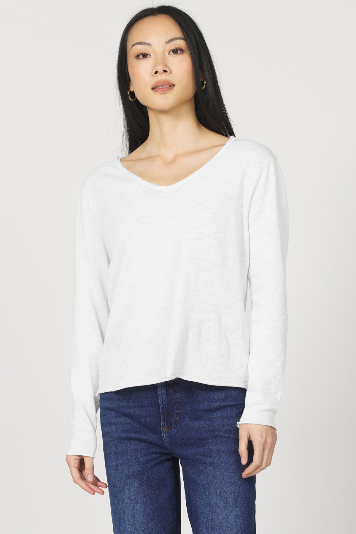 Vanya Long Sleeve Top - White