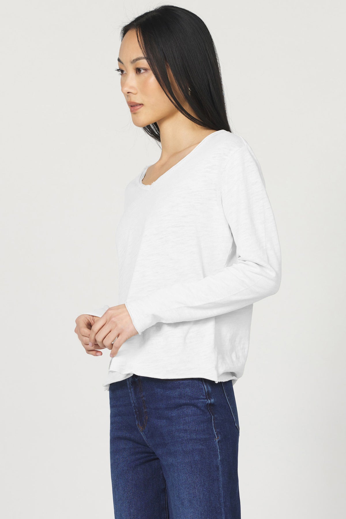 Vanya Long Sleeve Top - White