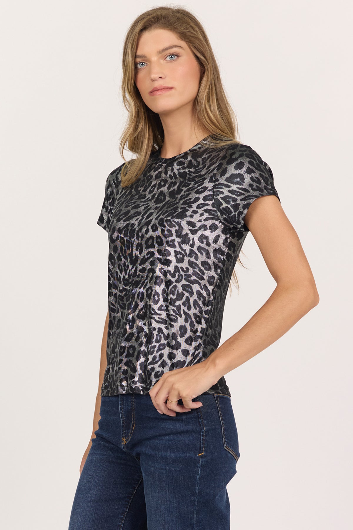 Asher Leopard Tee