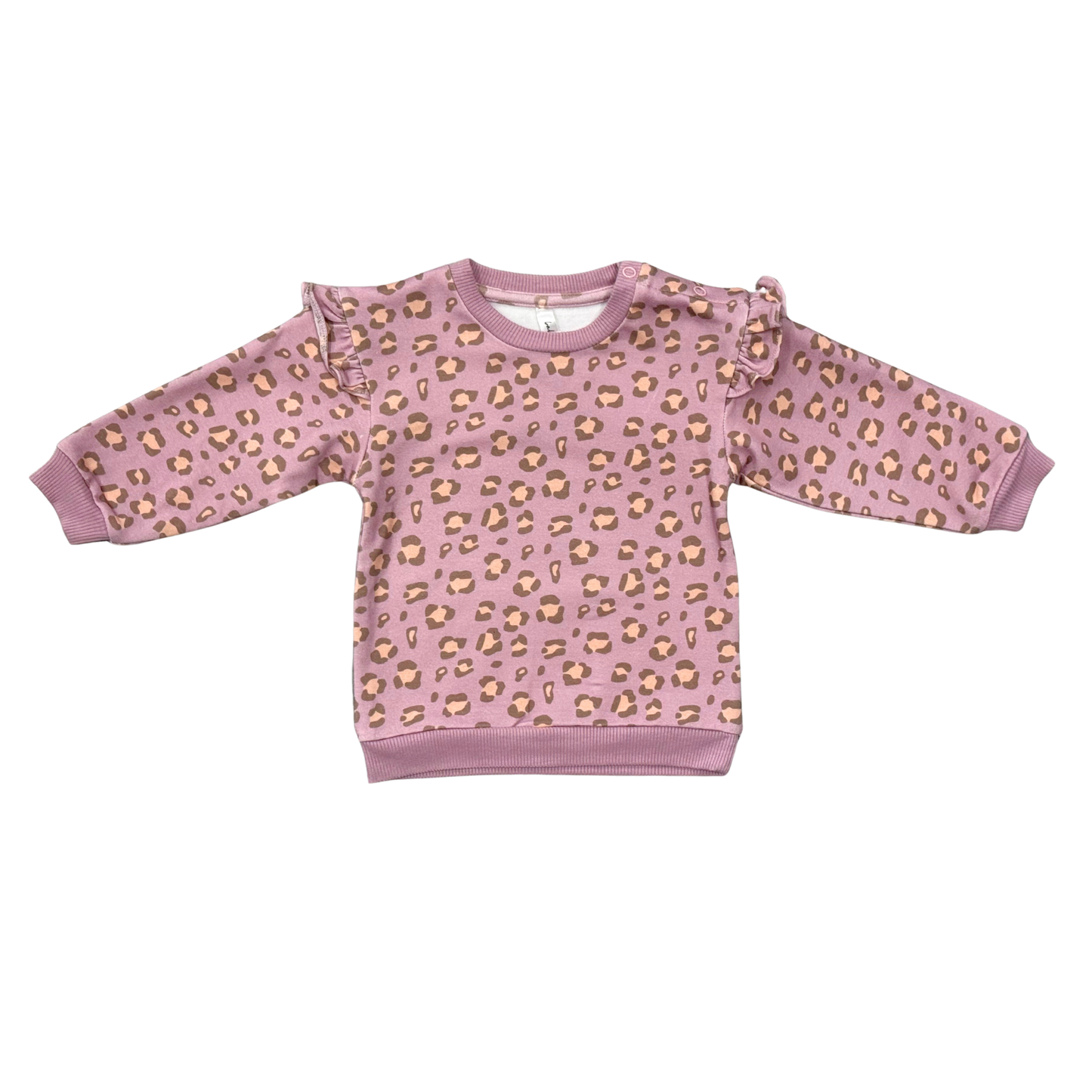 Cheetah Ruffle Jogger Set