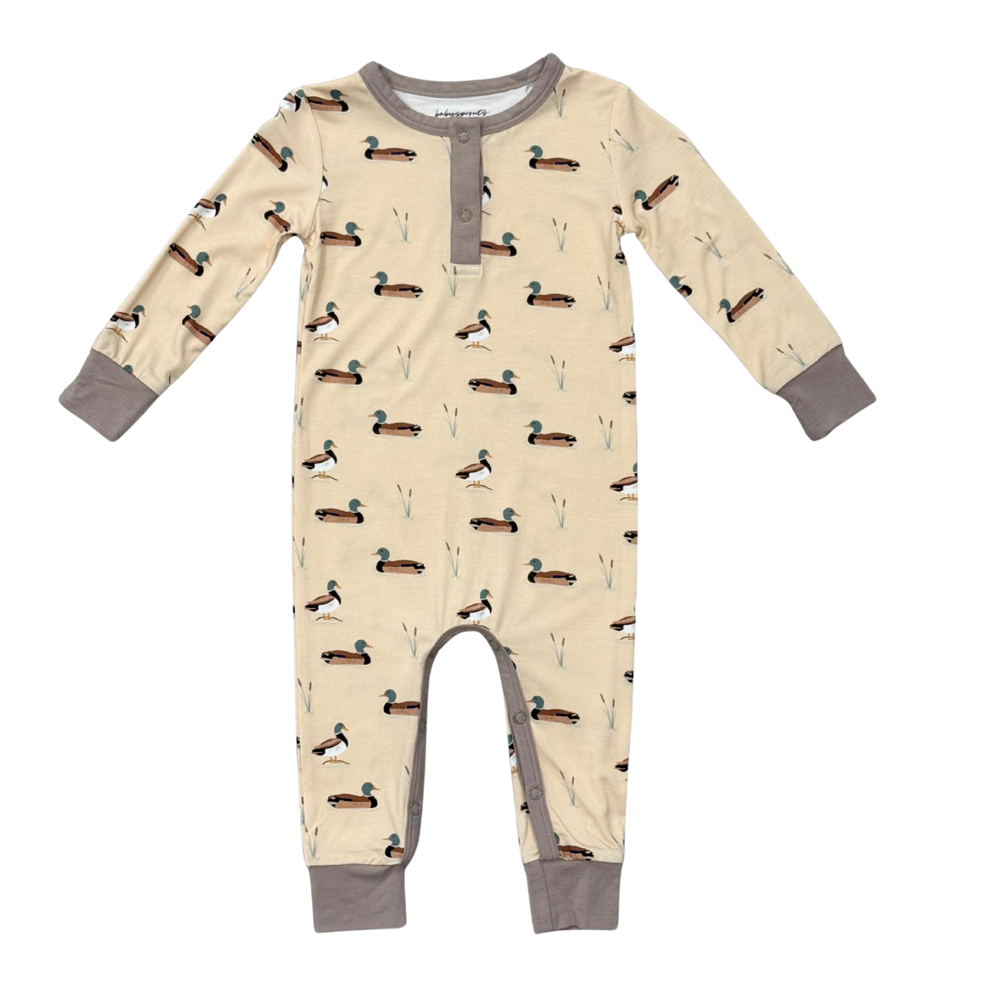 Mallard Ducks Snap Romper