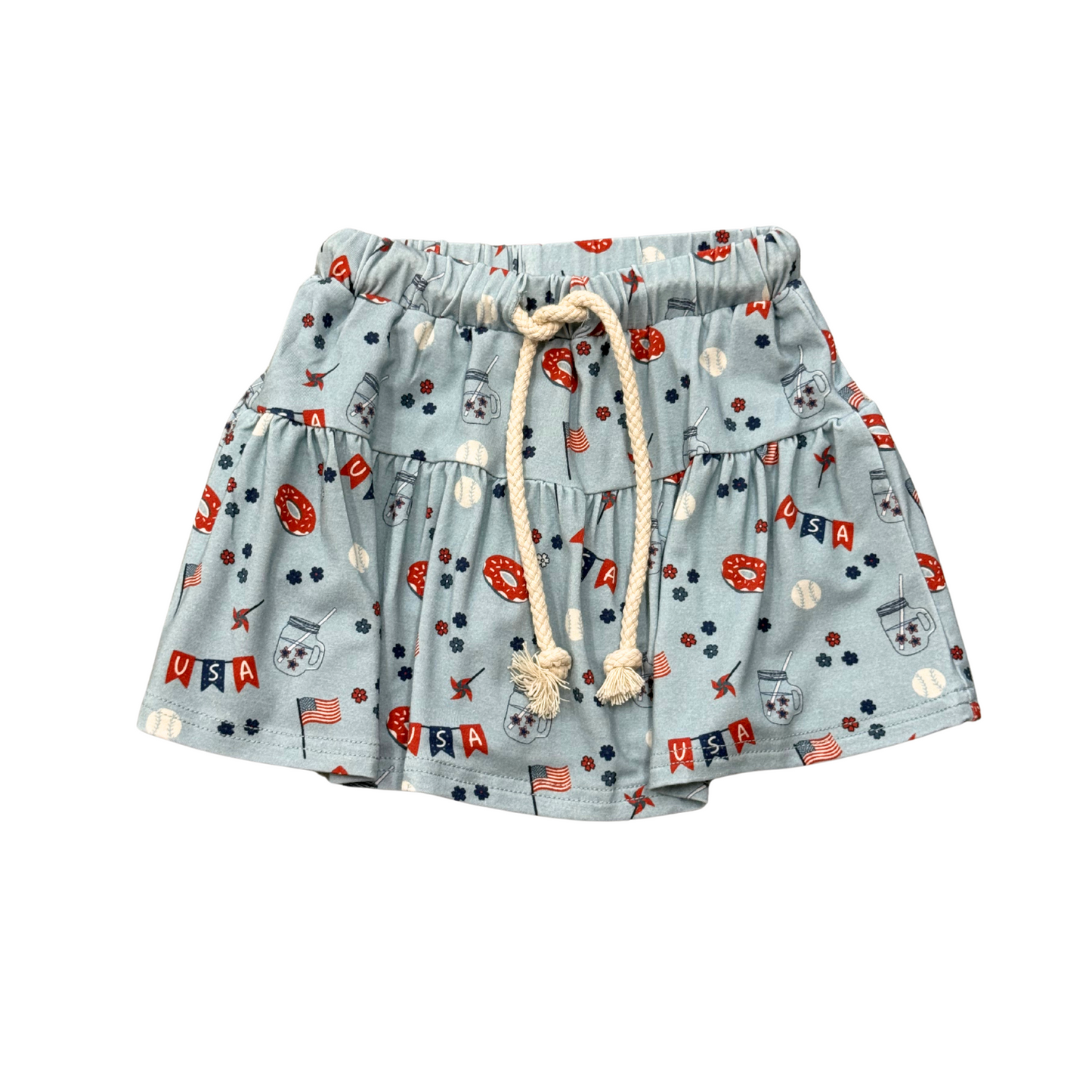 Summer USA Skort