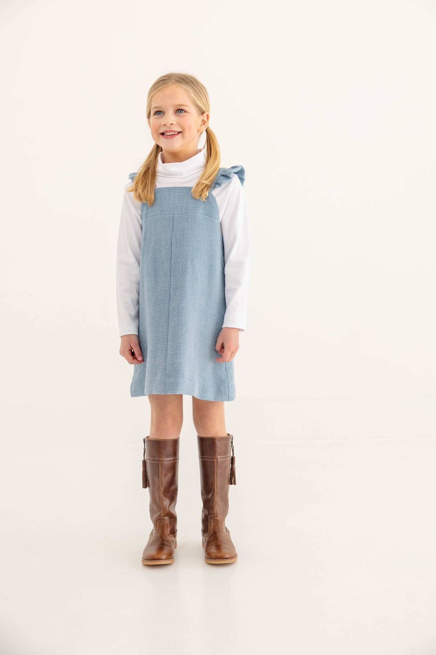 Barnsley Blue Tweed Julia Jumper