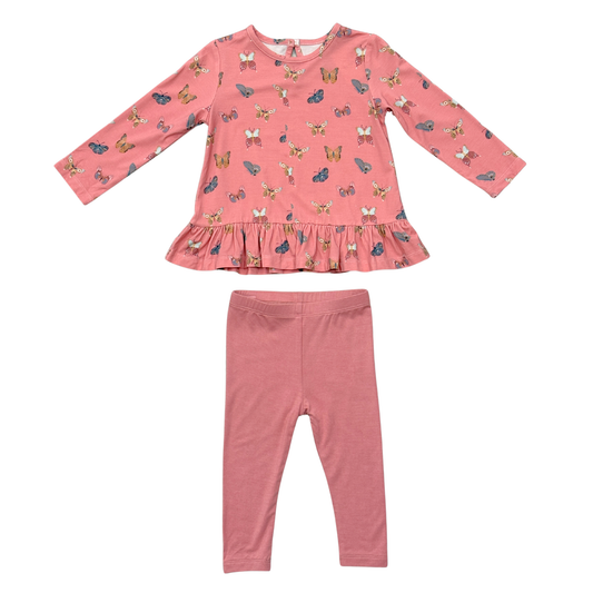 Butterfly Bloom Peplum Set