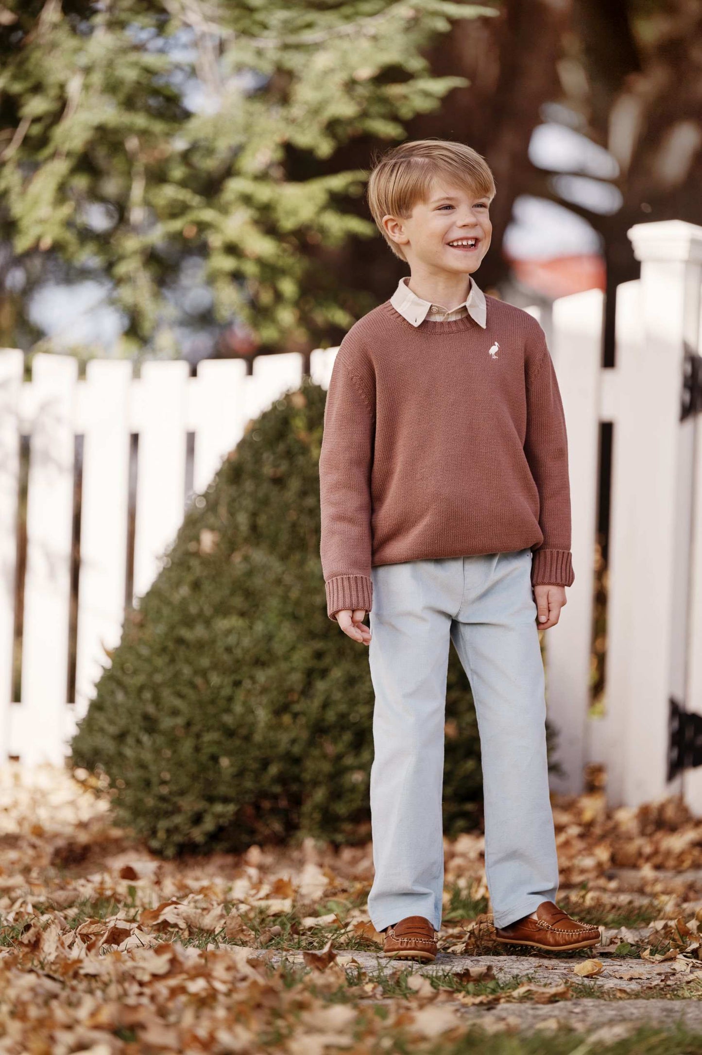 Gray Bay Brown Isaac's Sweater