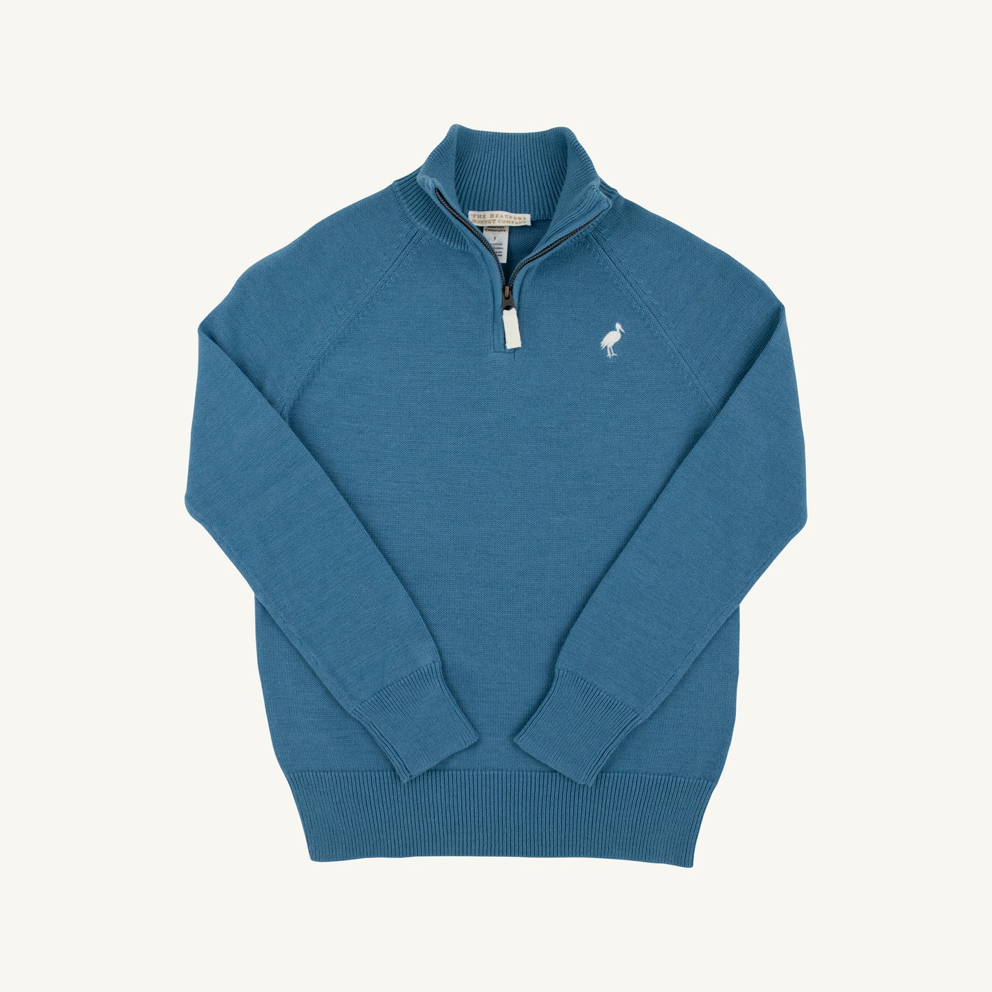 Barnsley Blue Hayden Half Zip Sweater