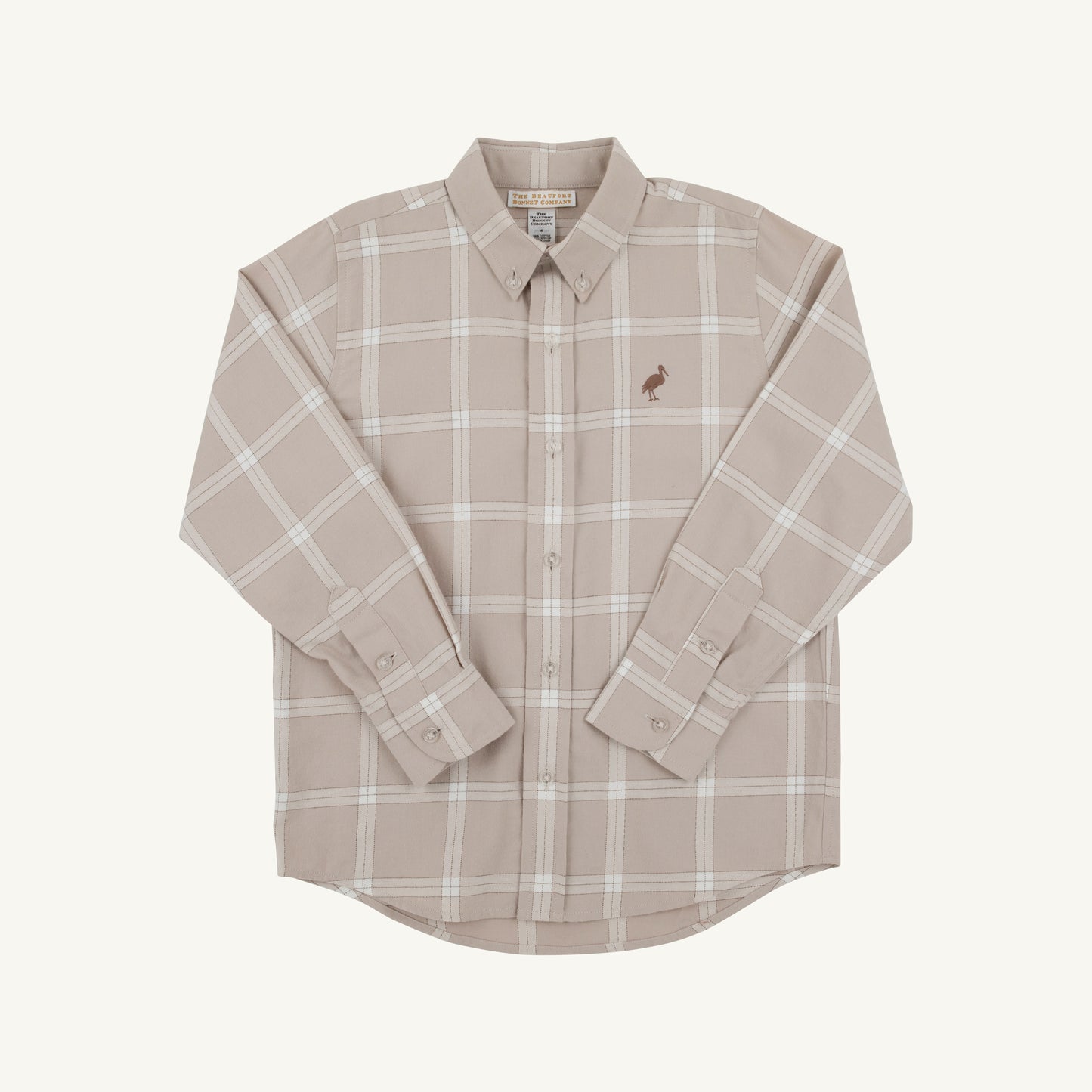 Thompson Park Plaid Flannel Dean's List Dress Shirt