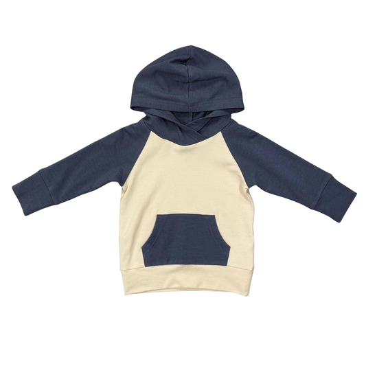 Navy Raglan Hoodie