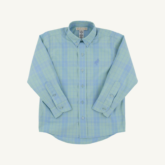 Audubon Park Plaid Deans List Dress Shirt