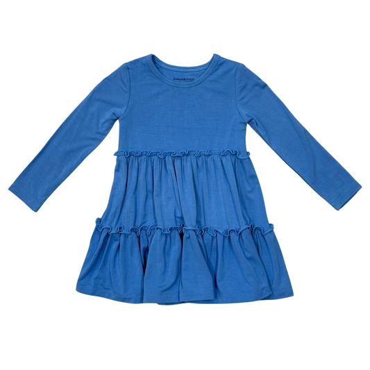 Stonewash Double Tiered Dress