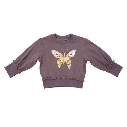 Butterfly Hem Sweatshirt