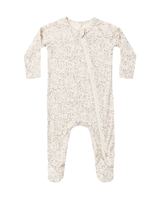 Bloom Bamboo Zip Footie