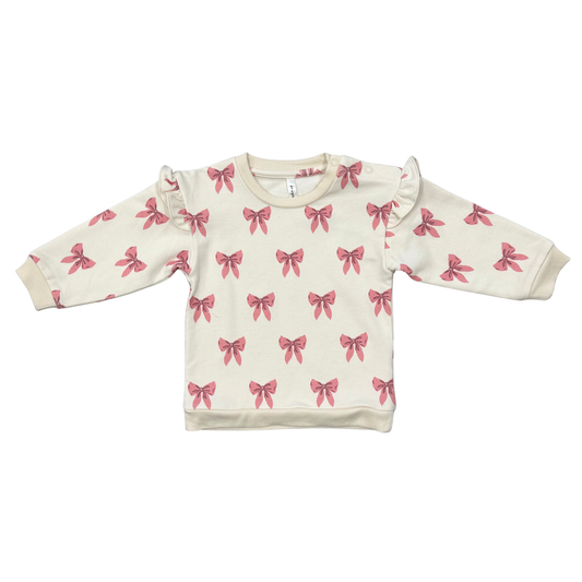Rose Elegance Bows Sweatshirt