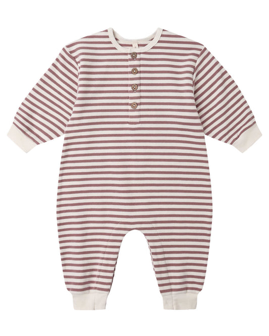 Mulberry Stripe Relaxed Jumpsuit