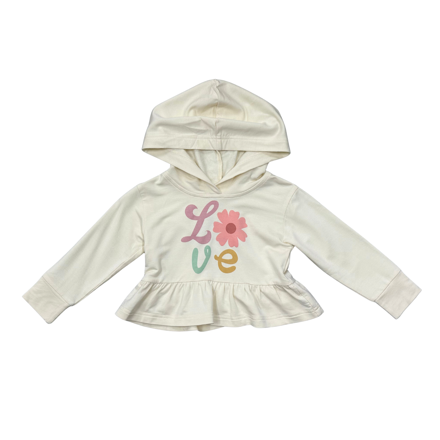 Daisy Love Peplum Hoodie