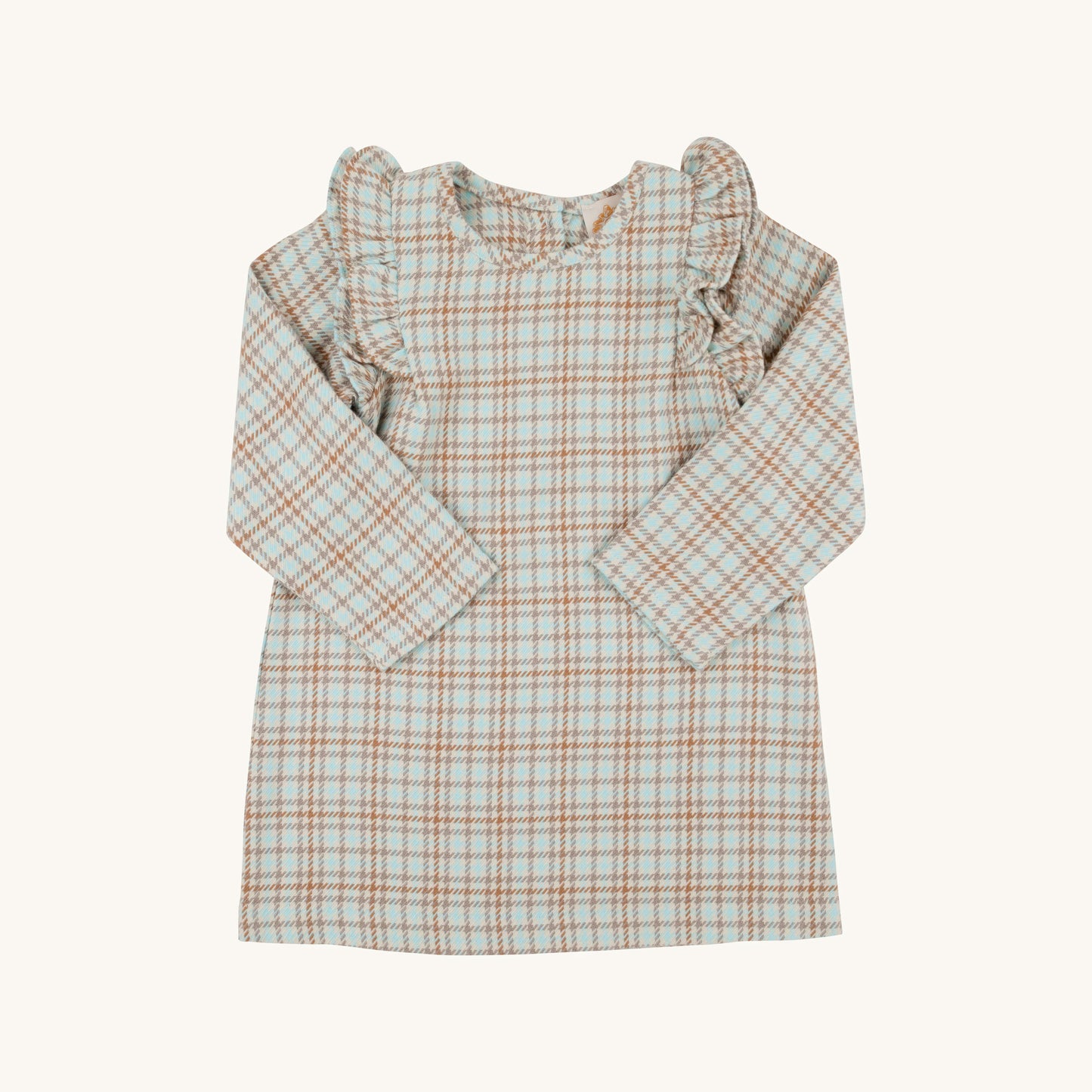 Henry Clay Houndstooth Ruehling Ruffle Dress