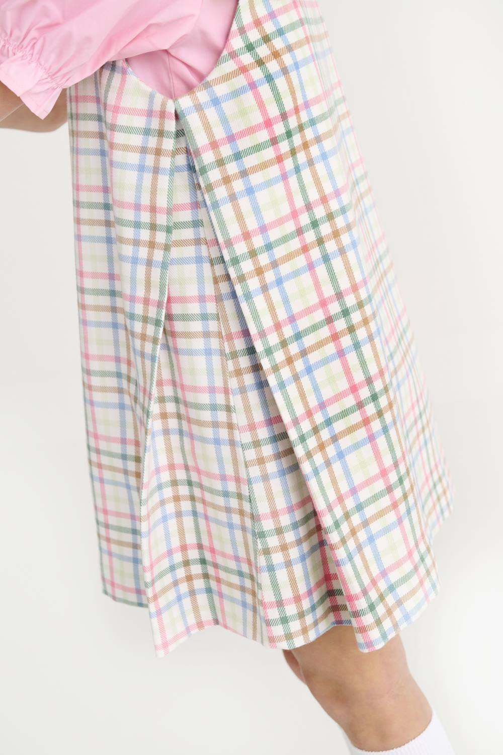 Manalapan Plaid Pleated Ginny Jumper